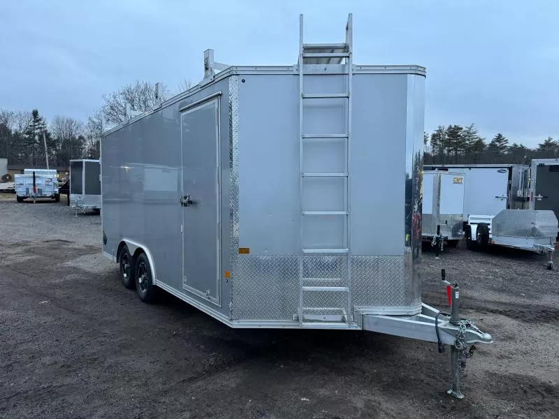 2025 Stealth Trailers 8.5x16 Aluminum 7K Enclosed Ultimate Contractor Cargo Trailer w/Catwalk & Alum Wheels