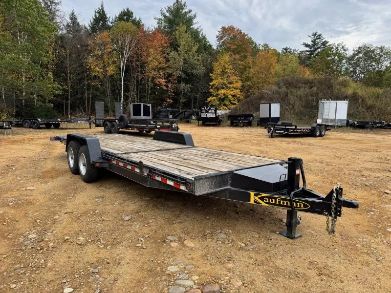 2025 Kaufman Trailers 7x22 Partial Tilt 17K Equipment Trailer w/Toolbox