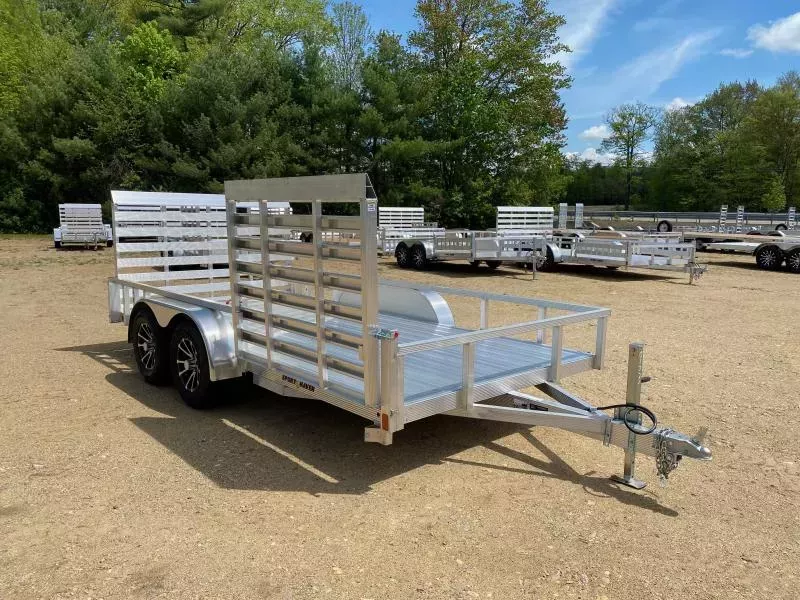 2026 Sport Haven 7x14 Aluminum 7K Deluxe ATV/Utility Trailer w/Side Load Ramp