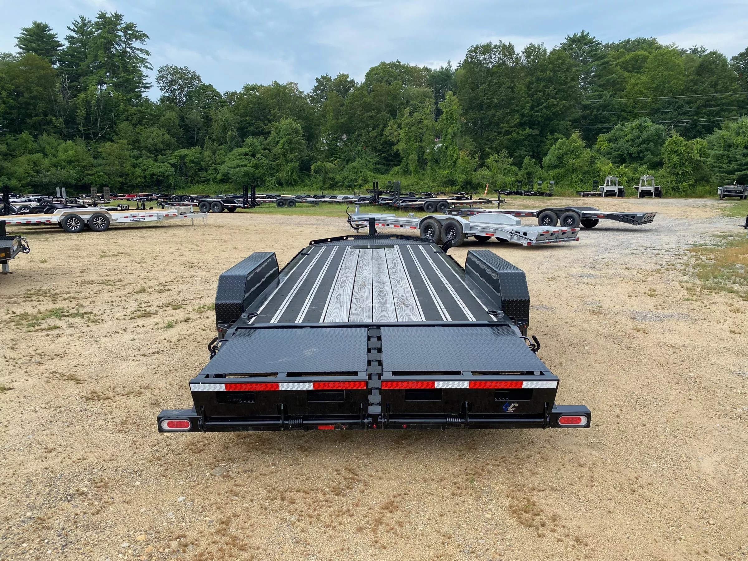 2024 Diamond C Trailers 7x20 Powder Coated 14.9K Lowpro Equipment Trailer w/Max Ramps NG6YMqcuh5ii