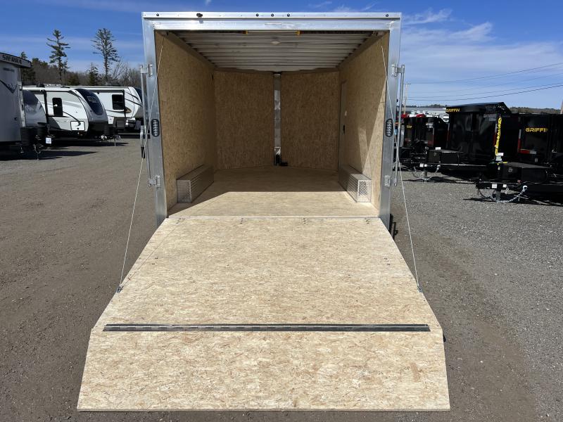 Seized Rear Trailer 2025 Stealth Trailers 8.5x14 Aluminum Enclosed Cargo Trailer w/Spring ...