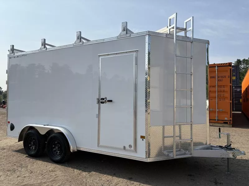 2026 Stealth Trailers 7.5x14 Aluminum Enclosed Cargo w/Contractor Package, Extra Height & PolyCOR Exterior 