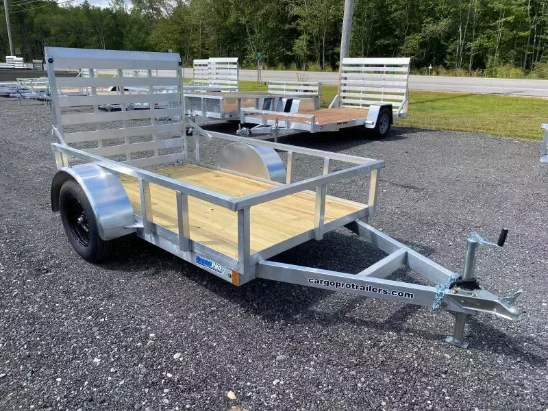 2026 CargoPro Trailers 5x8 Aluminum 3K Utility Trailer w/Fold Flat Ramp