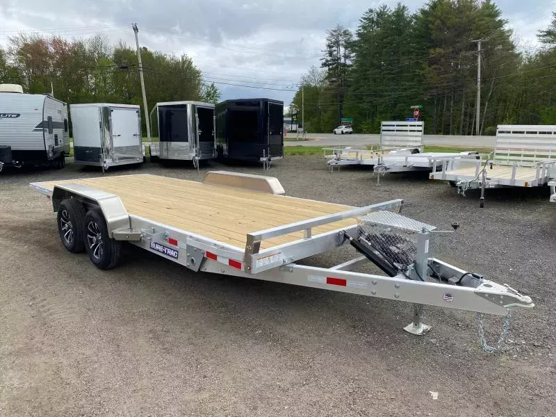 2026 Sure-Trac 7x18 Aluminum 7K Power Tilt Equipment Trailer