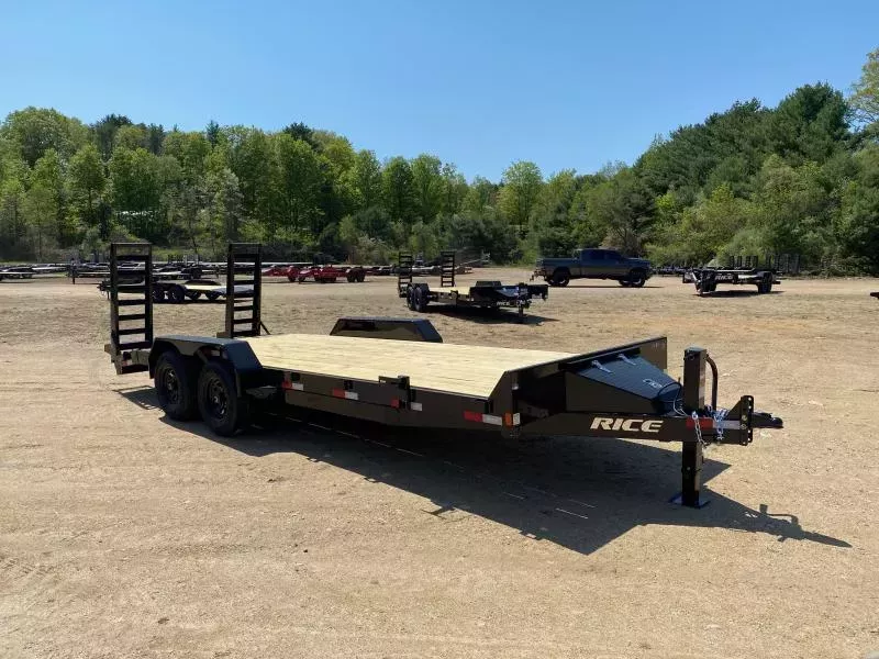 2026 Rice Trailers 7x20 Powder Coated 10k Equipment Equipment Trailer