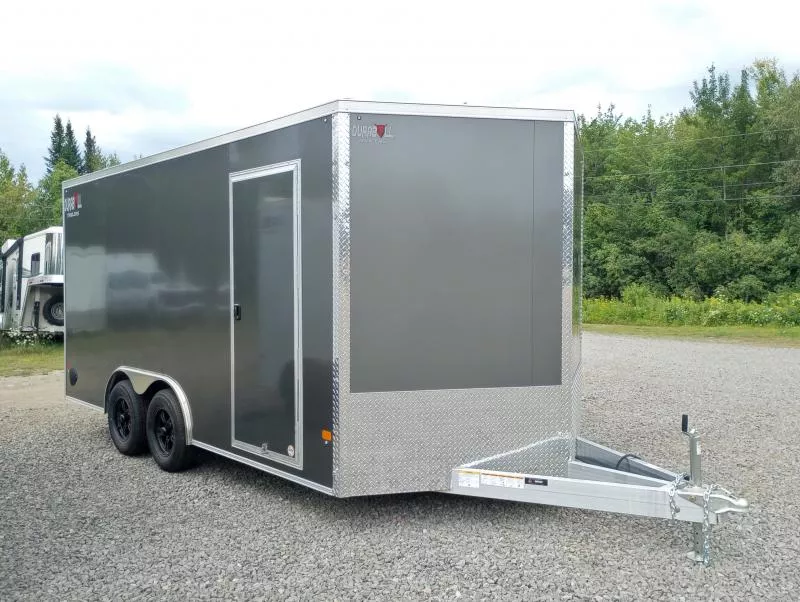 2026 Durabull Trailers 8.5x16 7K Aluminum Enclosed Cargo Trailer w/Extended Tongue, Extra Height, Spring Assist Rear Ramp