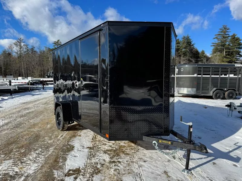 2026 Covered Wagon Trailers 6x12 Enclosed 3K Cargo Trailer w/Ramp Door & Blackout PKG