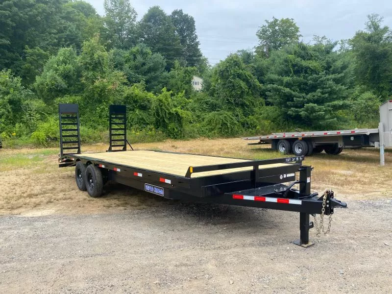 2025 Triple Crown Trailers 8.5x20+4 Deckover 14K Equipment Trailer w/Stand Up Ramps