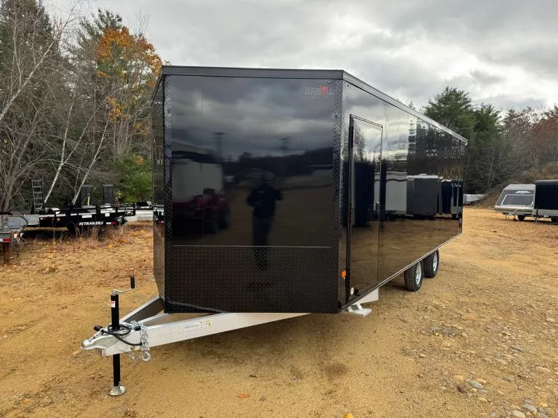 2026 Durabull Trailers 101x22 Aluminum Enclosed 4-Place Multi-Sport Snowmobile Trailer w/Extra Height & Snow Pkg