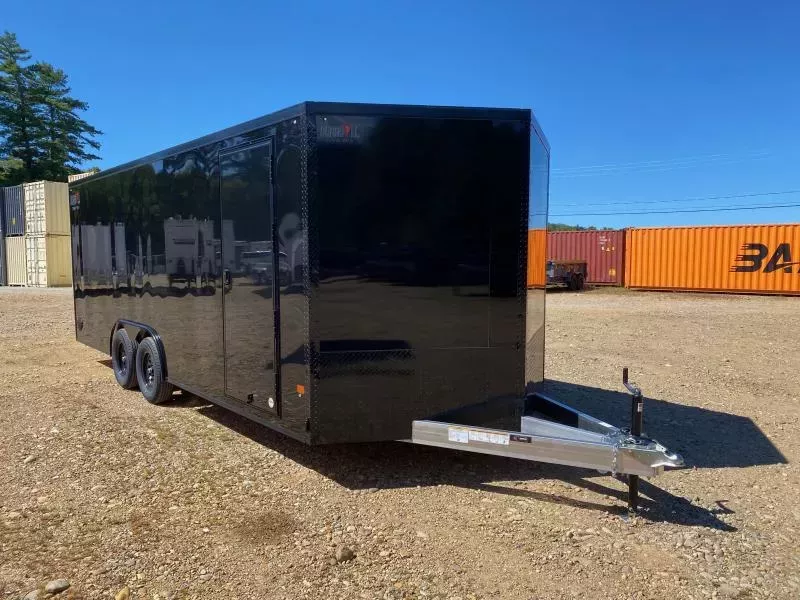 2026 Durabull Trailers 8.5x20 Aluminum Enclosed 7K Cargo Trailer w/Extended Tongue & Blackout PKG