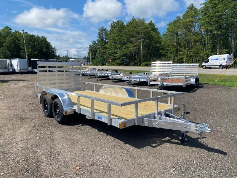2026 CargoPro Trailers 6.5x16 Aluminum 6K Landscape Trailer w/D-Rings & Bi-Fold Ramp