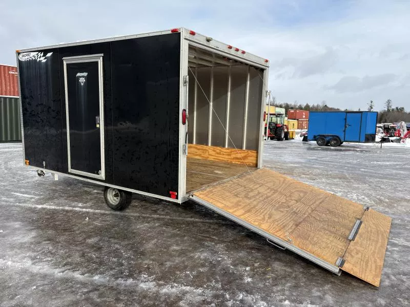 2004 SnoPro Trailers 6.5x12 Aluminum 2-Place Drive-In/Out Snowmobile Trailer 