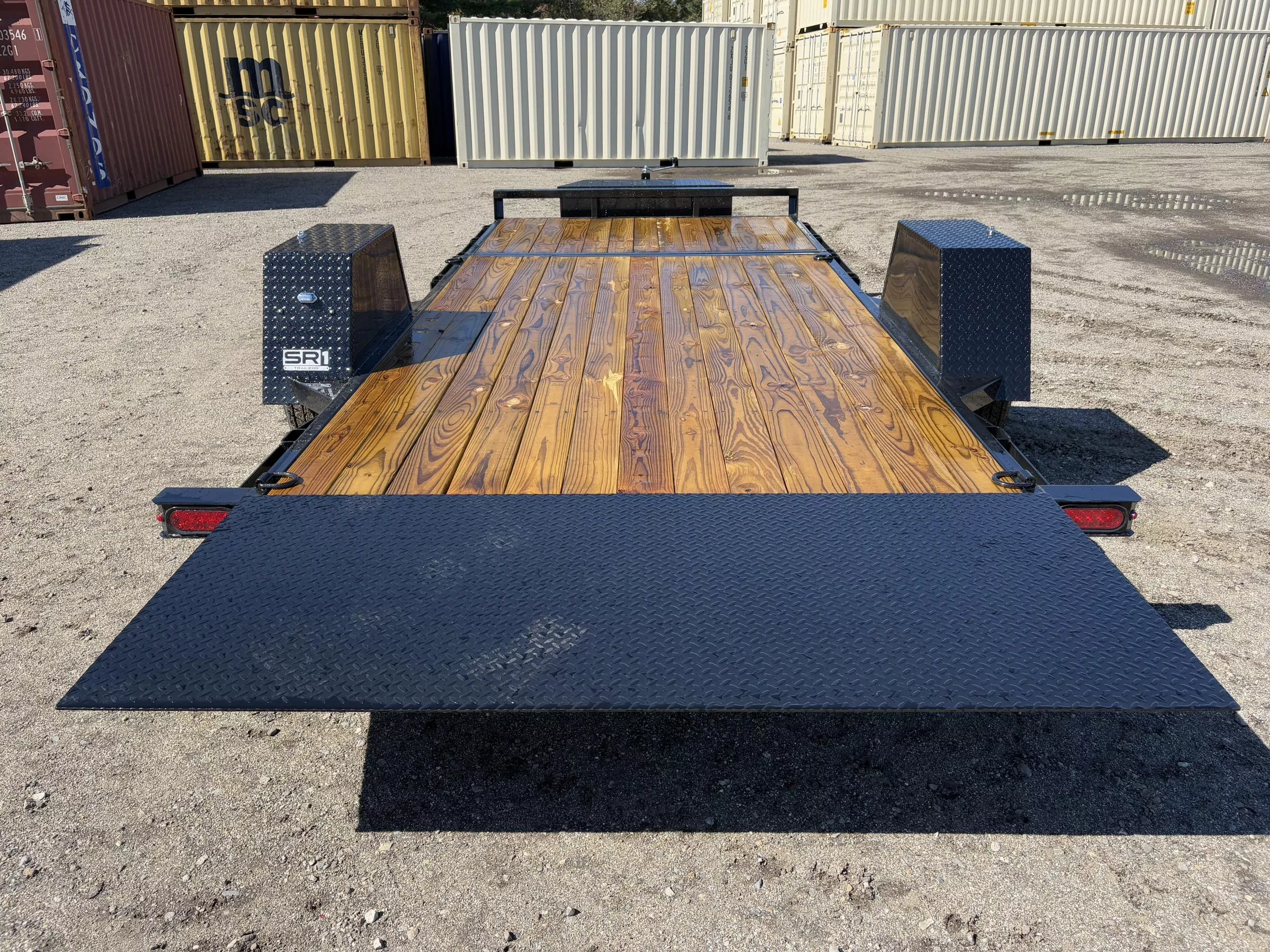 2026 Sure-Trac 6.5x12+4 Powder Coated 7.8K Single Axle Tilt