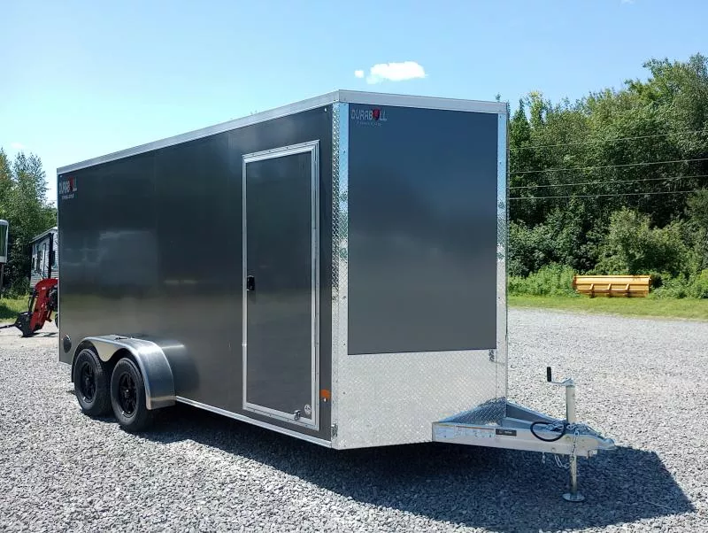 2026 Durabull Trailers 7x16 7K Aluminum Enclosed Cargo w/Extra Height, Aluminum Wheels, Spring Assist Rear Ramp