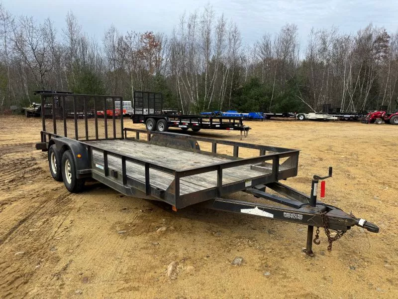 2002 Diamond C Trailers 7x18 7K Landscape Trailer w/Rear Ramp Gate