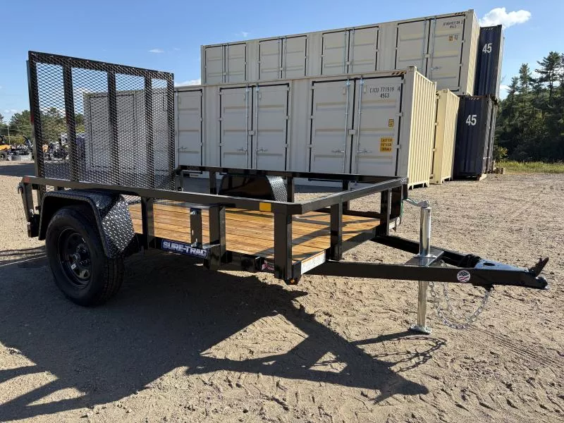 2026 Sure-Trac 5x8 3K Powder Coated Tube Top Utility Trailer w/Spring Assist Ramp