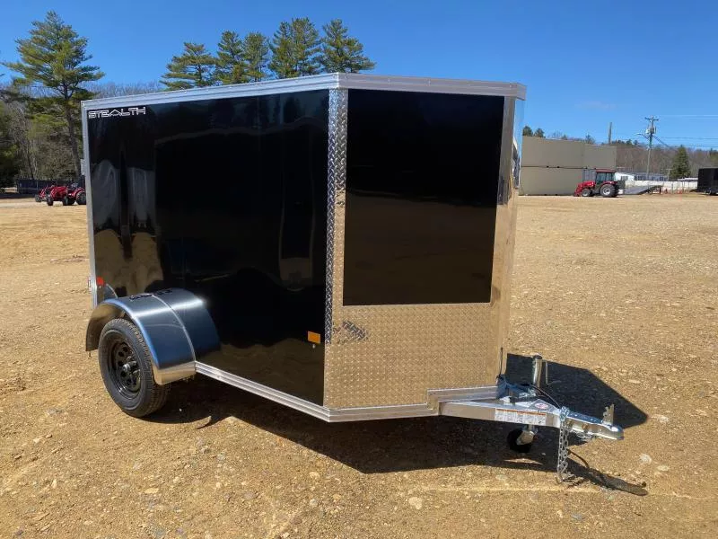 2026 Stealth Trailers 5x8 Aluminum 3K Enclosed Cargo Trailer w/Rear Barn Doors