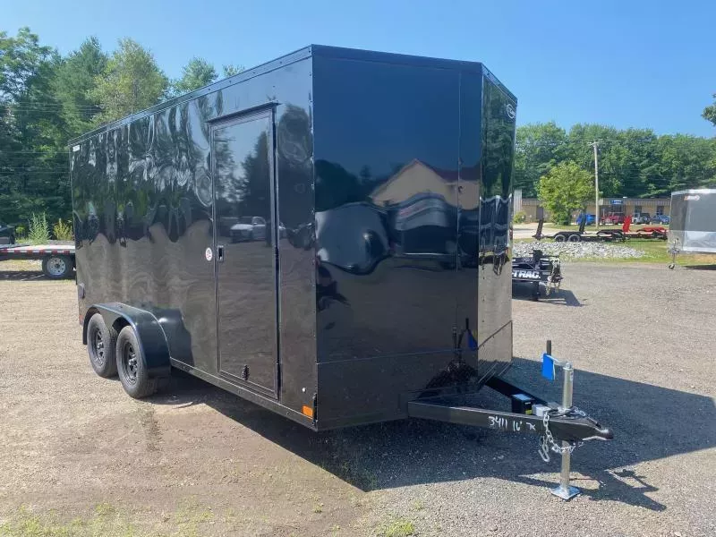 2026 ITI Cargo 7x16 Enclosed 7K Cargo Trailer w/Extra Height & Rear Ramp Door