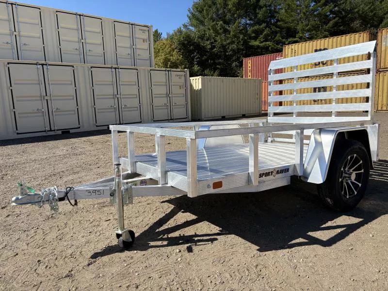 2026 Sport Haven 5x8 3K Deluxe Aluminum Utility Trailer w/ Aluminum Decking