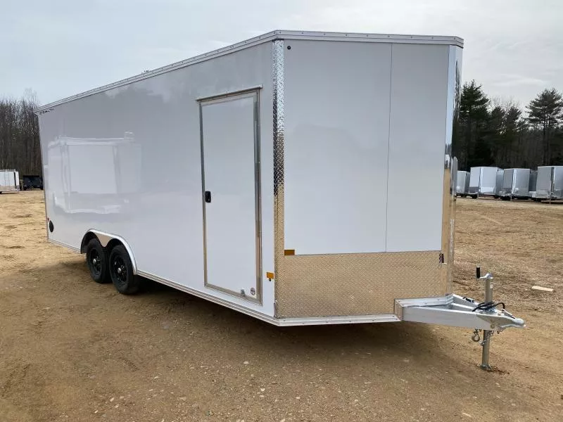 2026 Stealth Trailers 8.5x20 Aluminum 7K Cargo Trailer w/Extra Height, Cargo PKG, & Spoiler