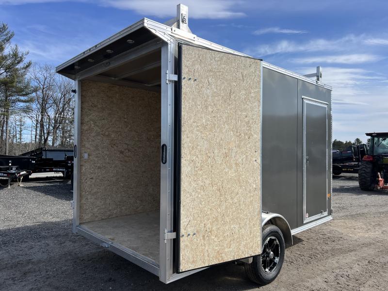 2025 Stealth Trailers 7x12 Aluminum Enclosed Cargo w/Extra Height, Rear ...