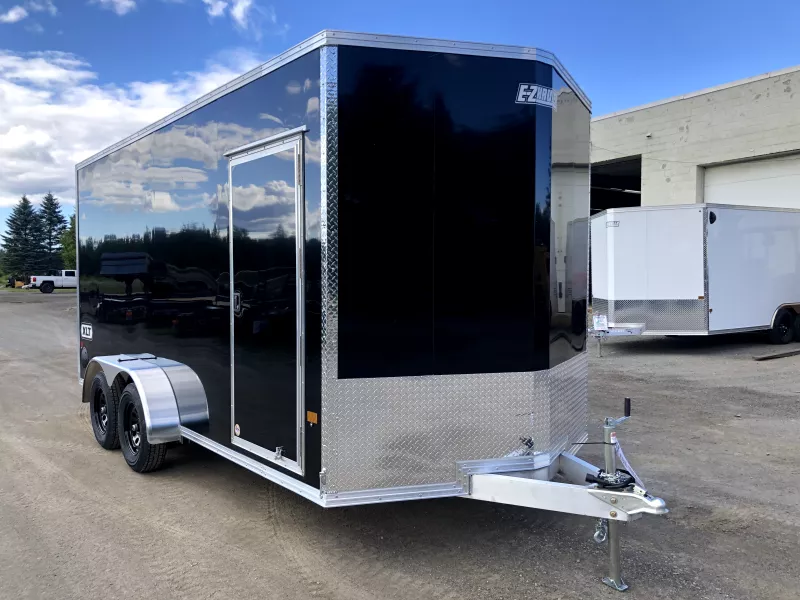 2026 E-Z Hauler 7x16 7K Aluminum Enclosed Cargo w/Spare Tire/Mount. 1580 lbs.