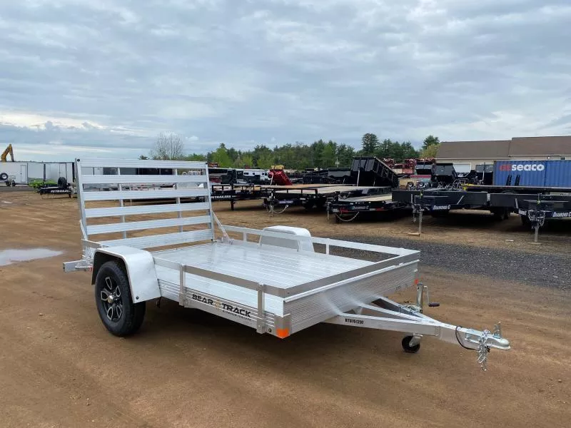 2026 Bear Track 6x10 Aluminum 3K Utility Trailer w/Side Rail Kit