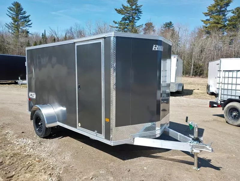 2026 EZ Hauler 6x12 Aluminum Enclosed Cargo w/Double Barn Doors. 940 lbs.