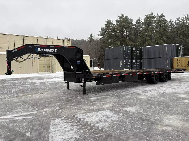 2026 Diamond C Trailers 8.5x32 25.9K Gooseneck Equipment Trailer w/ Blackwood Decking & Spare Mount