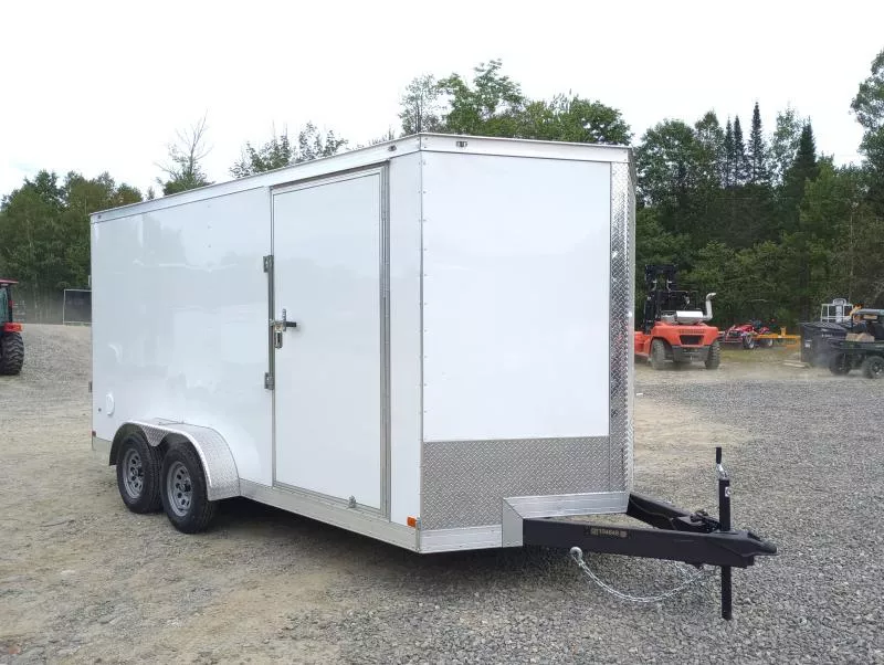 2026 Covered Wagon Trailers 7x16 7K Enclosed Cargo w/Extra Height, Spring Assist Rear Ramp
