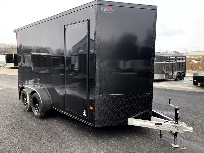 2026 Durabull 7X14 Aluminum Enclosed Cargo Trailer w/Extra Height. 1850 lbs.