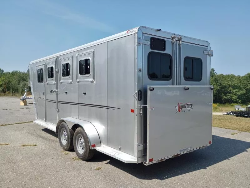 new Horse Trailers Frontier Trailers  for sale, in Manchester, ME Thumbnail 4