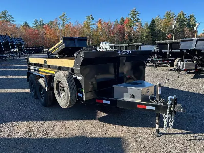 2026 Southland Trailers 6x12 15K Dump Trailer w/Tarp Kit & Ramps