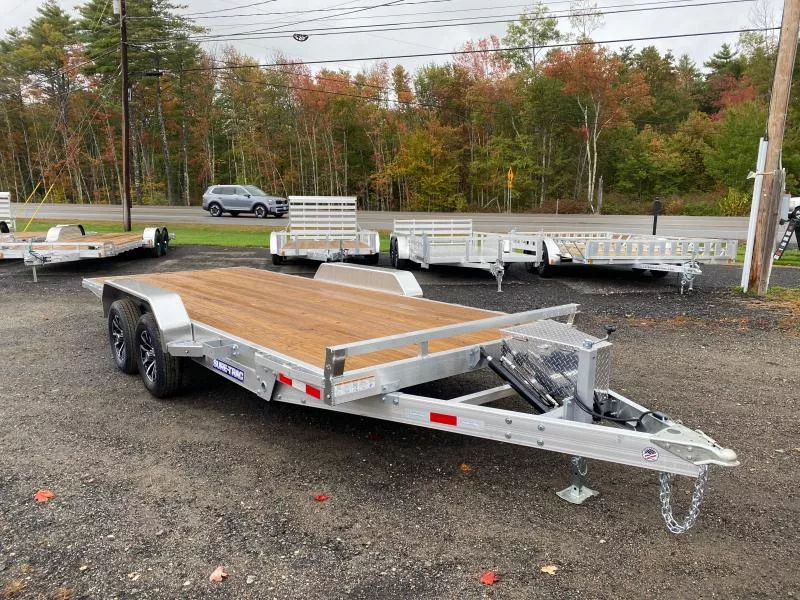 2026 Sure-Trac 7x18 Aluminum 7K Power Tilt Equipment Trailer