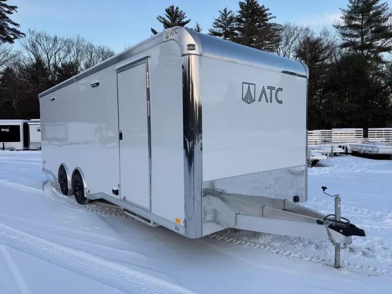 2026 ATC 8.5x24 ROM450 Aluminum 10K Car Hauler w/Escape Door & Cabinets