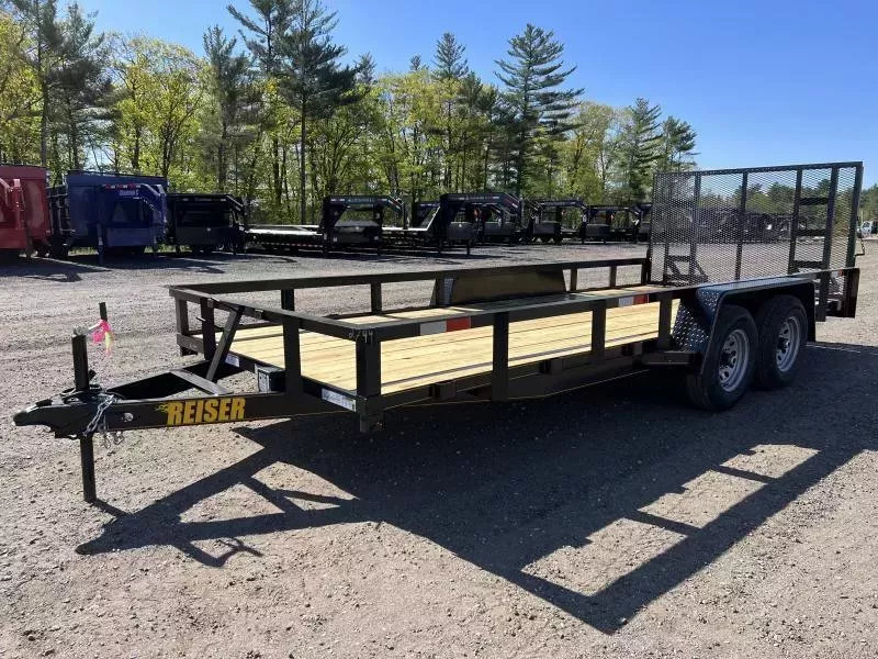 2026 Reiser Trailers 7x18 10K Landscape w/Ramps & Removable Gate