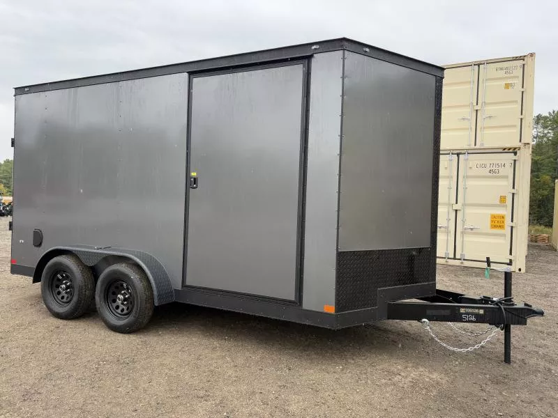 2025 Covered Wagon Trailers 7x14 Enclosed Cargo w/Blackout Package & PolyCOR Exterior 