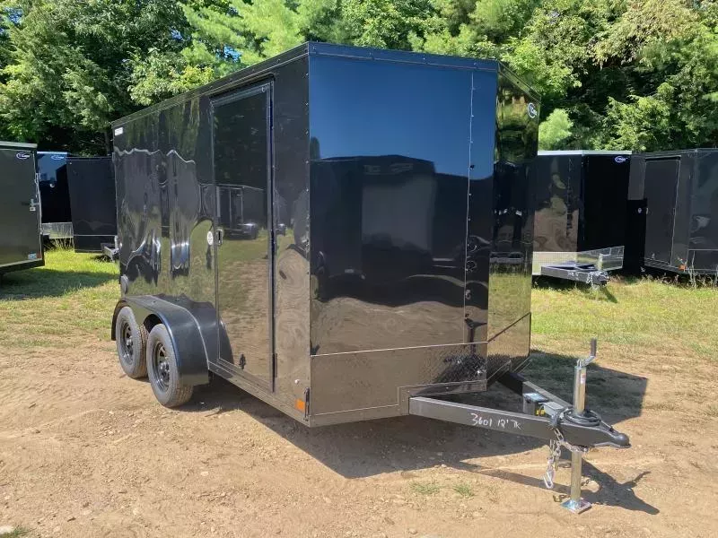 2026 ITI Cargo 7x12 Enclosed 7K Cargo Trailer w/Blackout PKG & Ramp Door