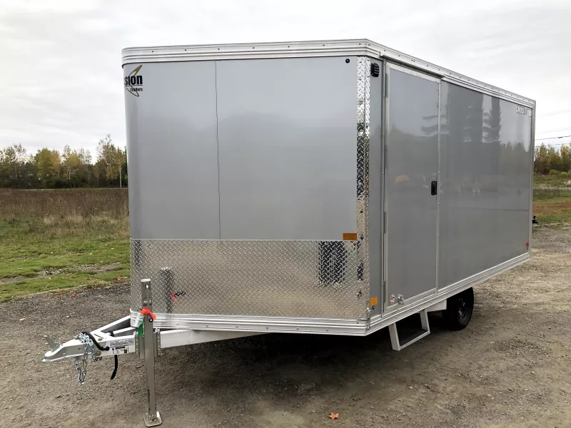 2026 Mission 101x12 Aluminum 2-Place Crossover 3.0 w/Tapered Ramp, Track Mats, Ski Guides.