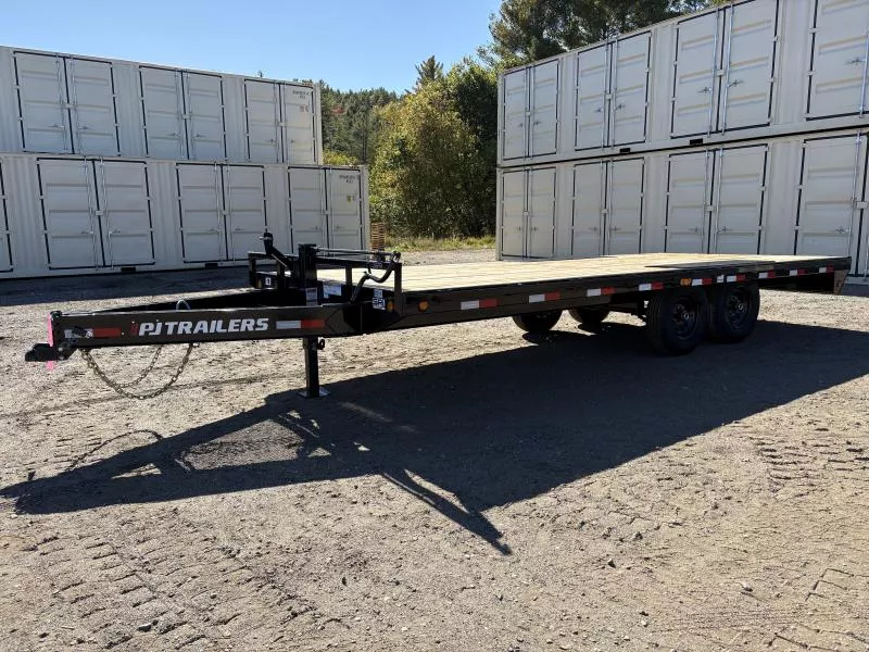 2026 PJ Trailers 8.5X20 14K Deckover Equipment Trailer w/ Slide-In Ramps