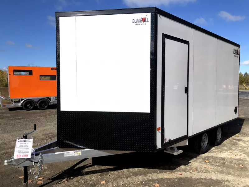 2026 Durabull 101x14 2-Place Aluminum Multisport Snowmobile Trailer w/Galvanized Package