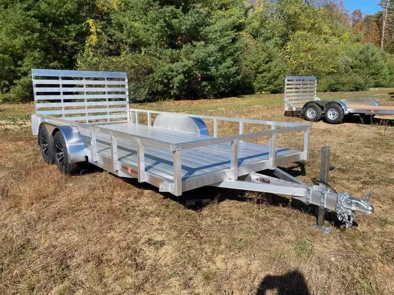 2026 Sport Haven 7x16 Aluminum 7K Deluxe Landscape Trailer w/Fold Flat Rear Ramp