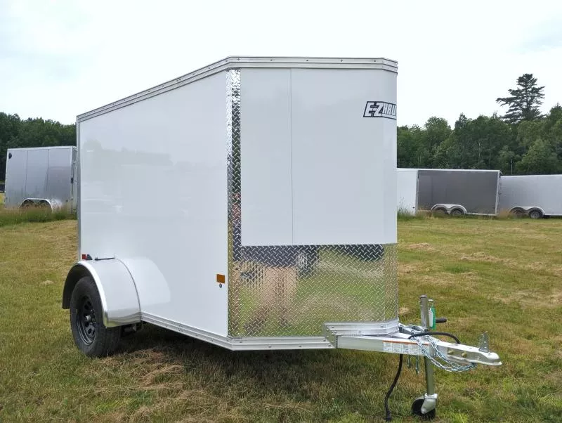 2026 E-Z Hauler 5x8 Aluminum Enclosed Cargo w/Spring Assist Rear Ramp