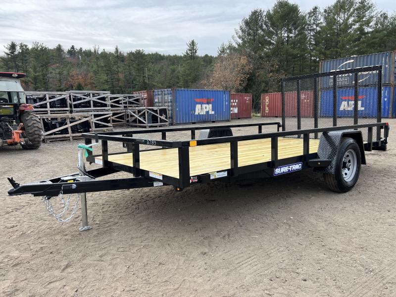 2025 Sure-Trac 7x14 5K Powder Coated Tube Top Utility Trailer