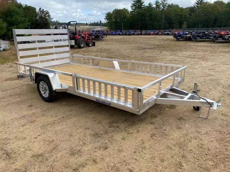 2026 Sure-Trac 7x14 Aluminum 3K ATV/Utility Trailer w/Side Storing Ramps
