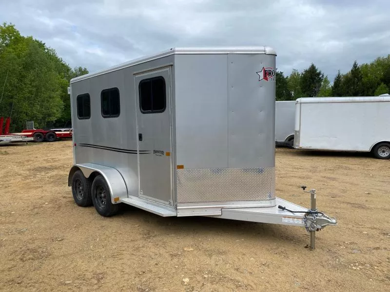 2024 Frontier Strider Series Aluminum 2-Horse Combo/Slant Load Trailer w/Front Tack & Matching Spare