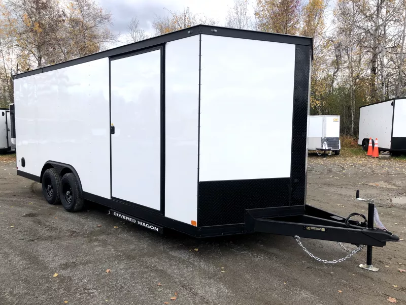2026 Covered Wagon Trailers 8.5x20 Enclosed 10K Cargo Trailer w/Blackout Package & Extra Height