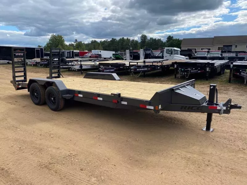 2025 Rice Trailers 7x20 Powder Coated 10k Equipment Equipment Trailer