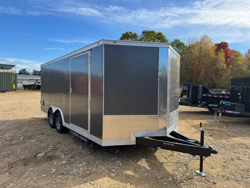 2026 Covered Wagon Trailers 8.5x18 Enclosed 7K Cargo Trailer w/PolyCore & Ramp Door