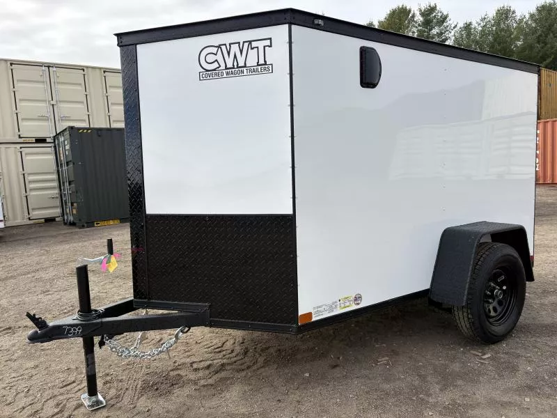 2026 Covered Wagon Trailers 5x8 Enclosed Cargo w/Blackout Package 